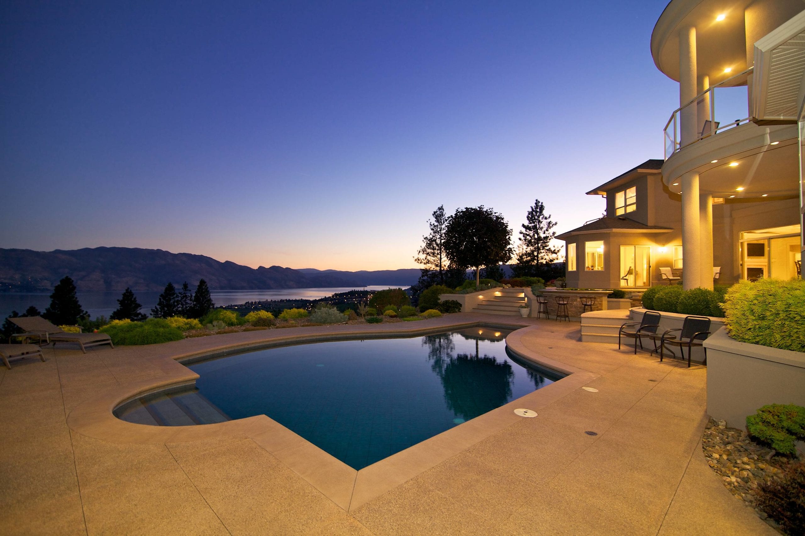 Pool and view at 1284 Timothy Place
